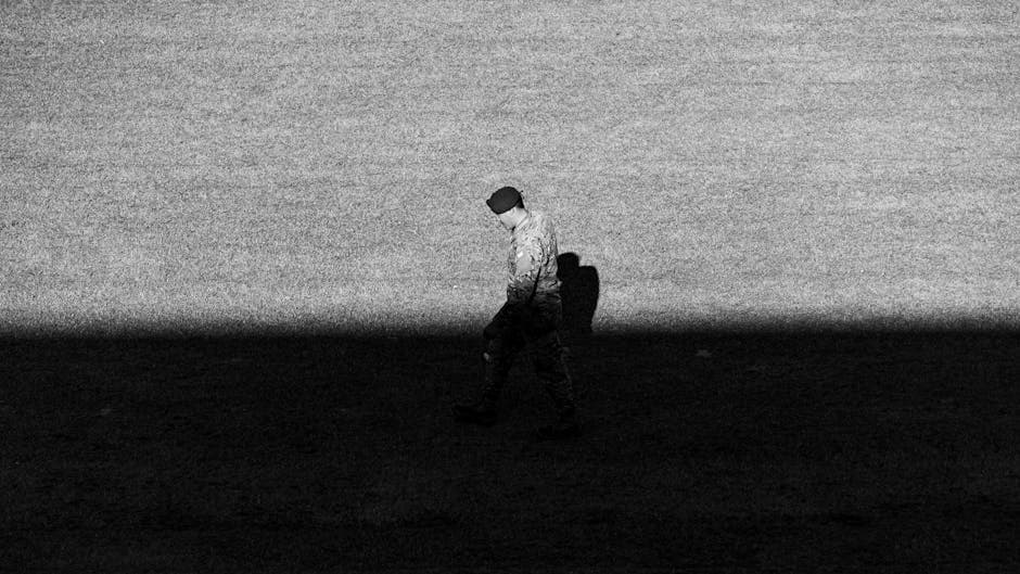 Silhouette of a soldier